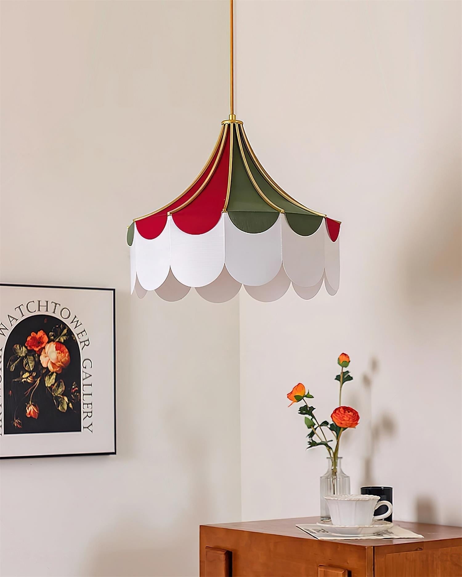 Circus Tissu Suspension Coquillage Nostalgique Ludique - Neutralighting