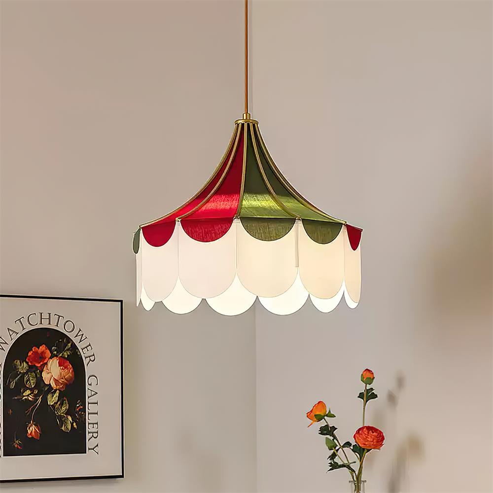 Circus Tissu Suspension Coquillage Nostalgique Ludique - Neutralighting