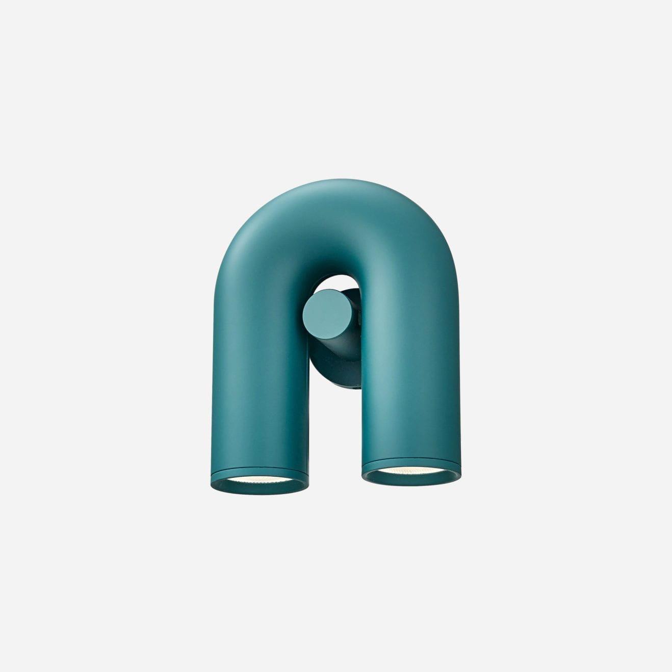 Vayla Arc Minimaliste LED Applique Murale Noir Rouge Bleu - Neutralighting
