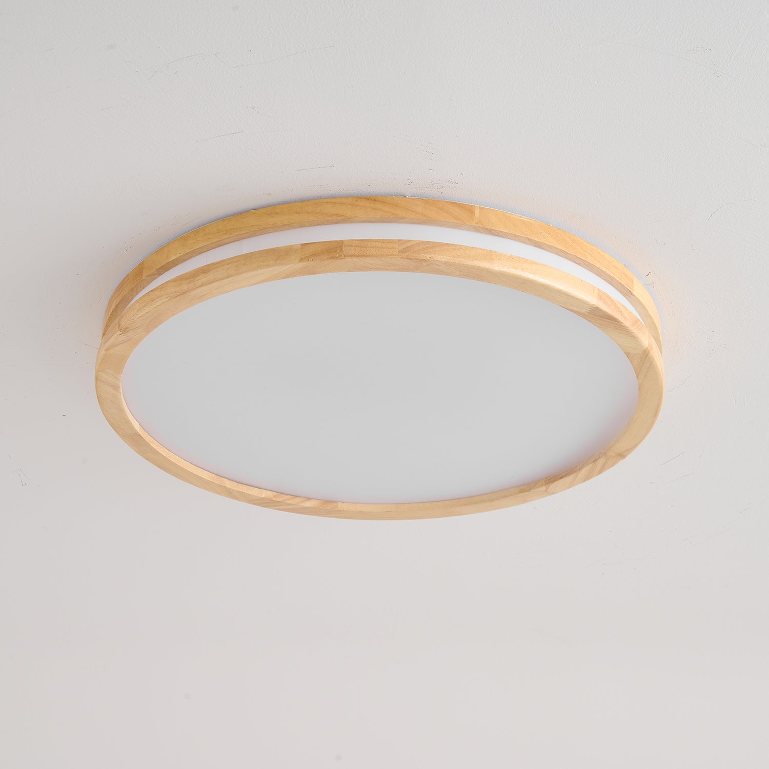 Nysilos Lampe Plafonnier Moderne Minimaliste en Bois - Neutralighting