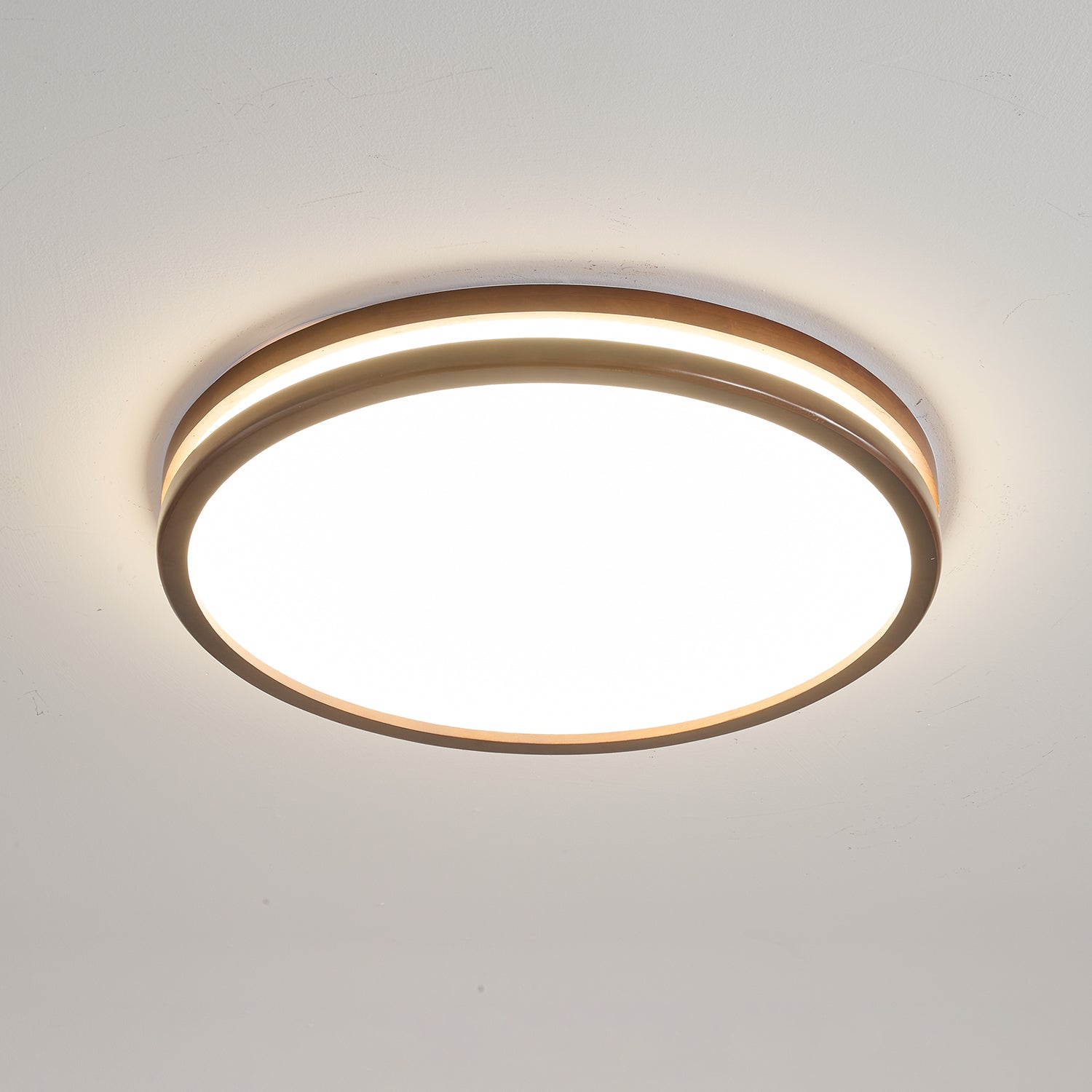 Nysilos Lampe Plafonnier Moderne Minimaliste en Bois - Neutralighting