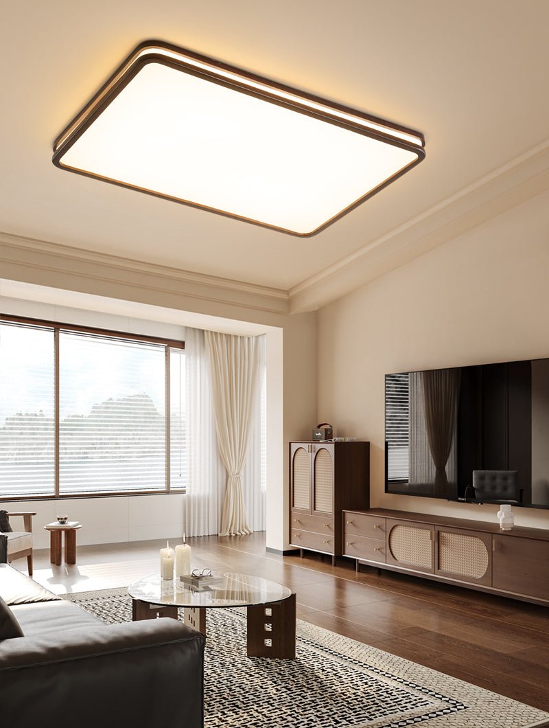 Nysilos Lampe Plafonnier Moderne Minimaliste en Bois - Neutralighting