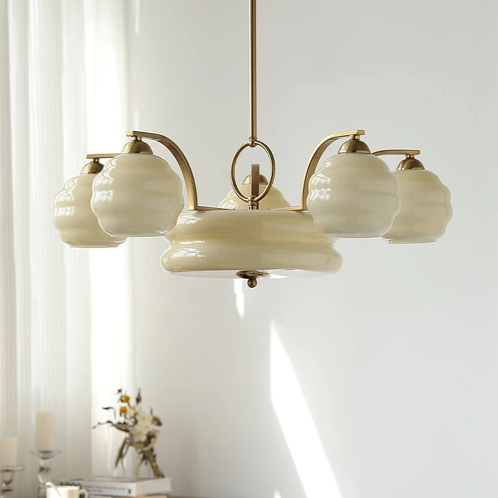 Valentina Luxueux Suspension Métal Verre Chambre à Coucher Salon - Neutralighting