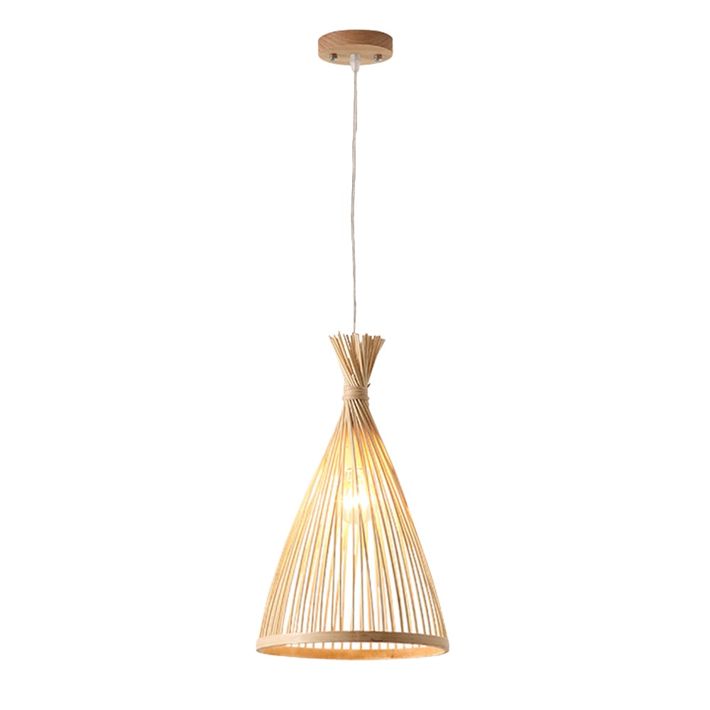 Ritta Suspension Cône Vintage, Bambo, Bois, Salon - Neutralighting