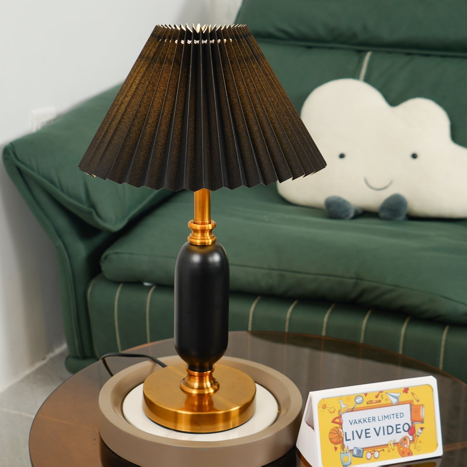 Aurmarila Lampe de Table en Tissu - Neutralighting