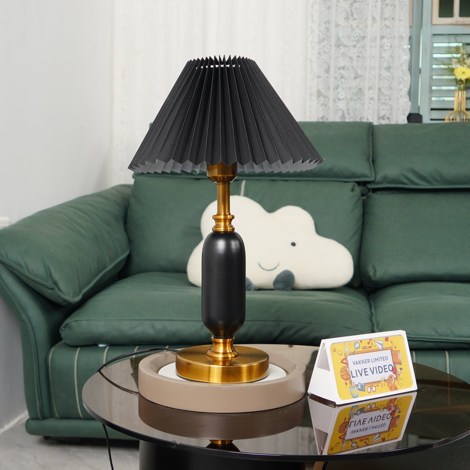 Aurmarila Lampe de Table en Tissu - Neutralighting
