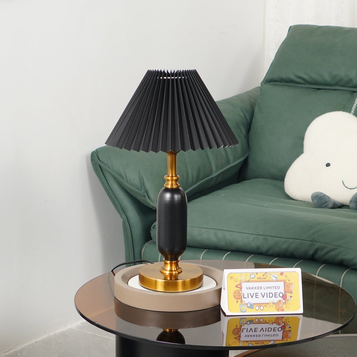 Aurmarila Lampe de Table en Tissu - Neutralighting