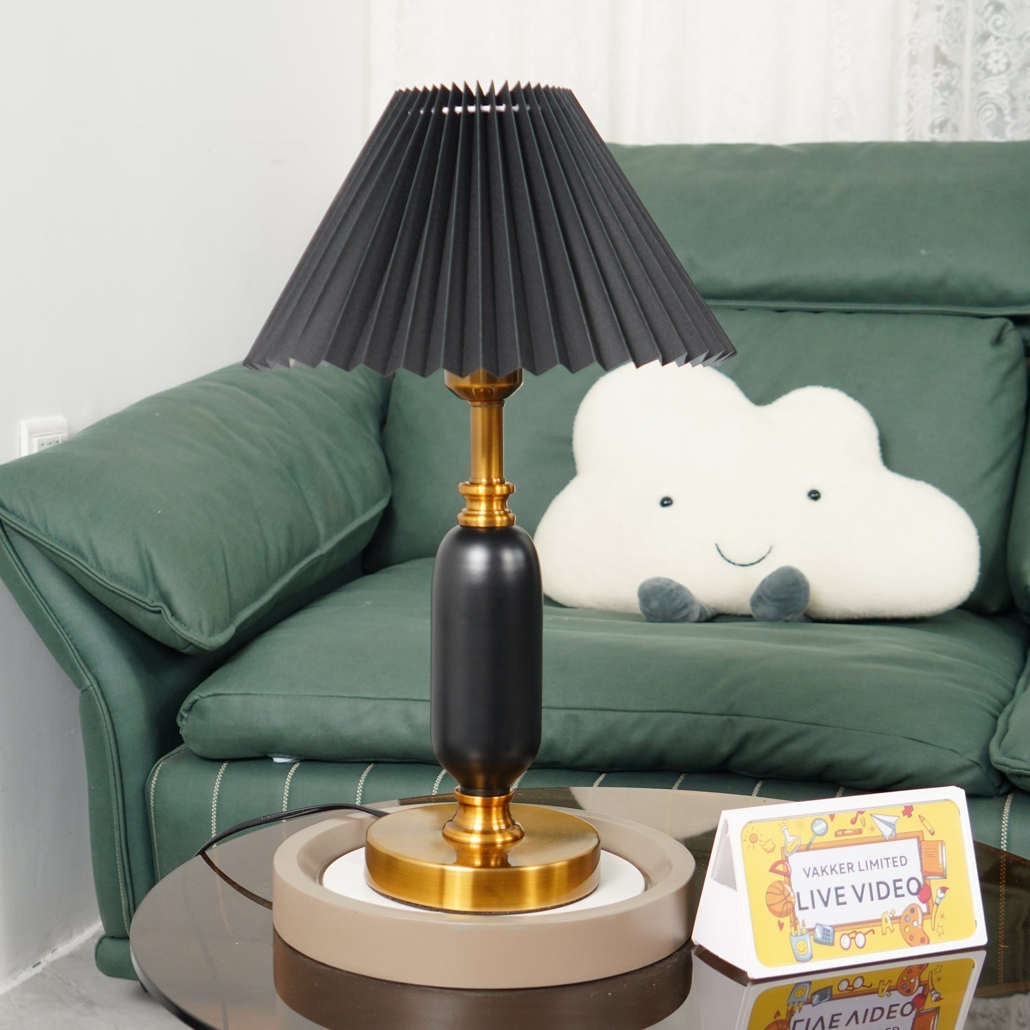 Aurmarila Lampe de Table en Tissu - Neutralighting