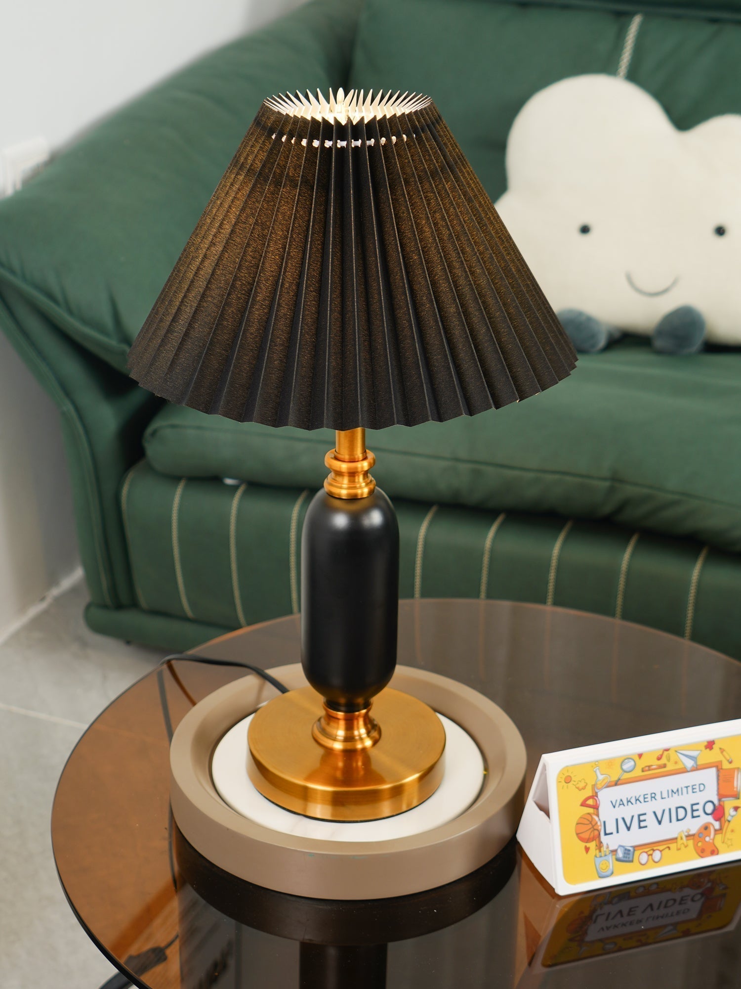 Aurmarila Lampe de Table en Tissu - Neutralighting