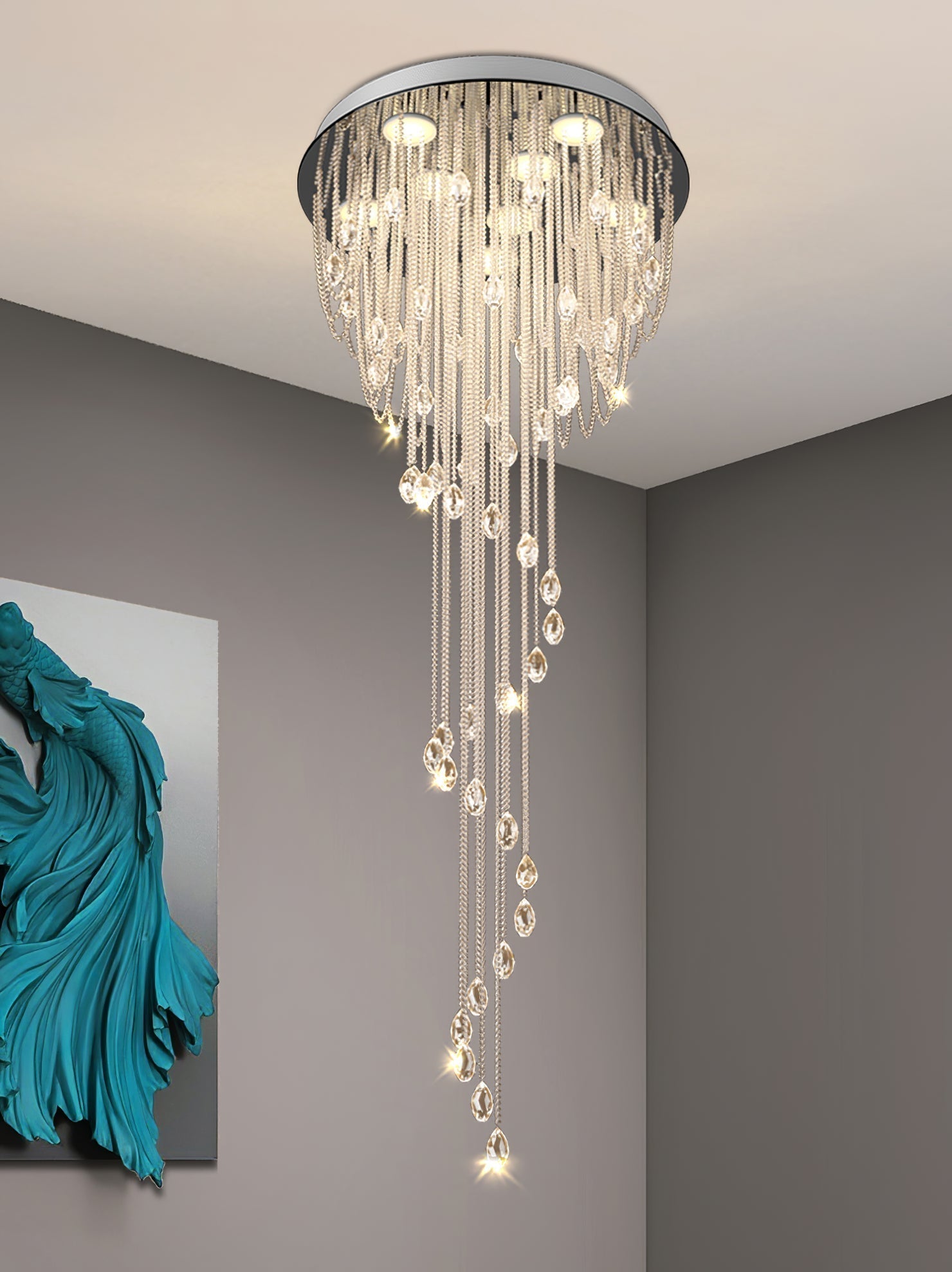 Evlaeia Lustre Cristal Postmoderne Luxueux - Neutralighting