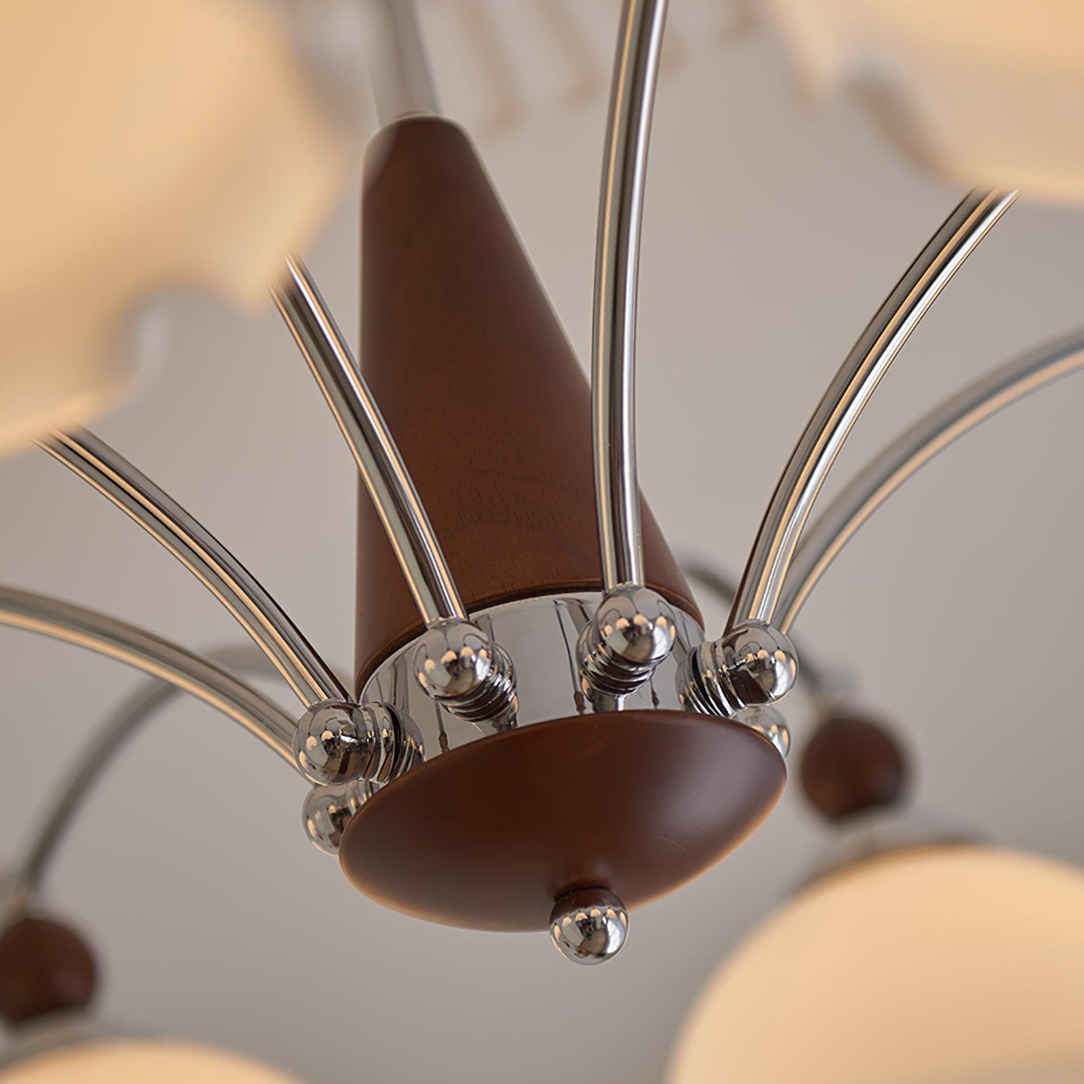 Claudia Lustre Abat-jours Dépoli Volants Floraux - Neutralighting
