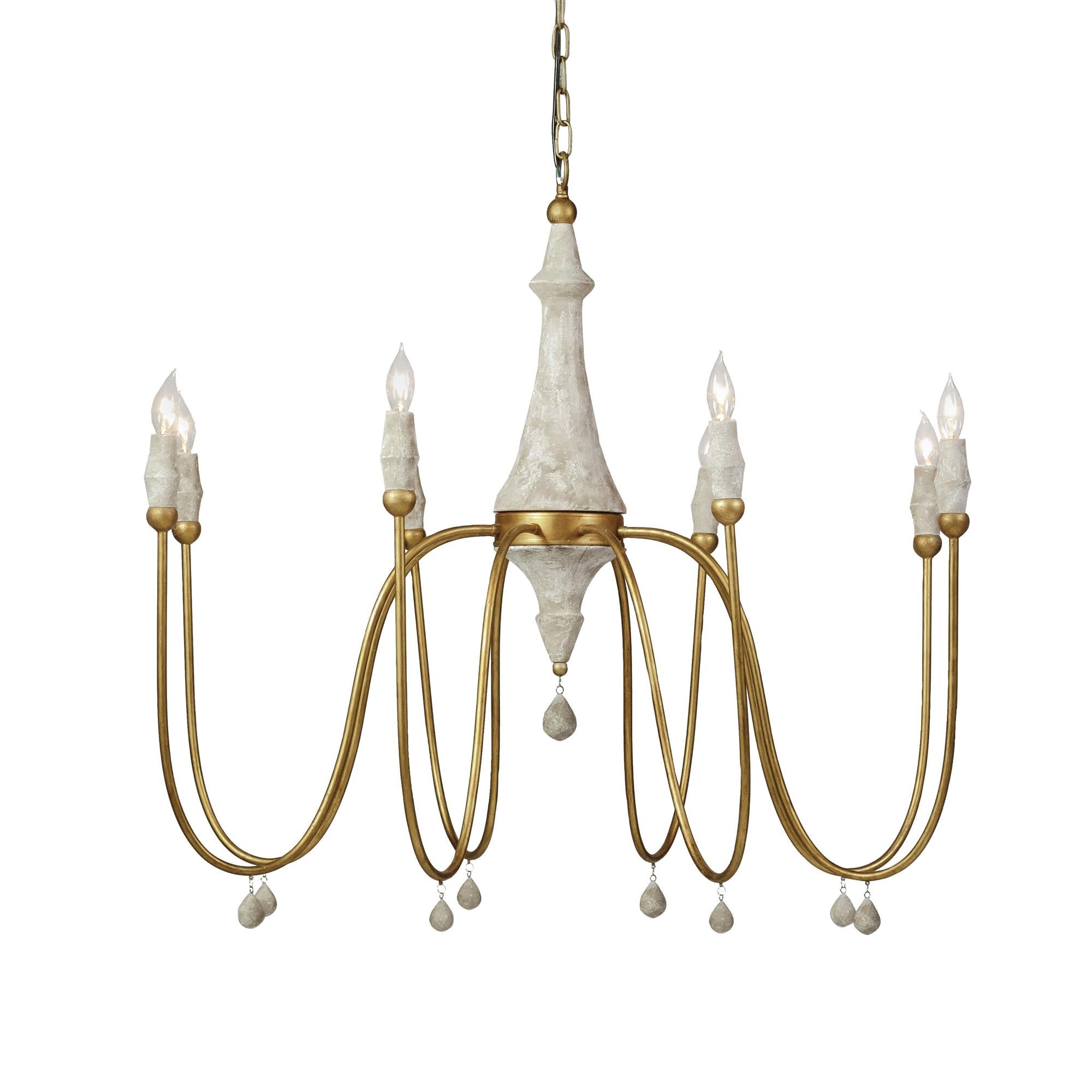 Arcad Chandelier Métal Bois Industriel Vintage - Neutralighting