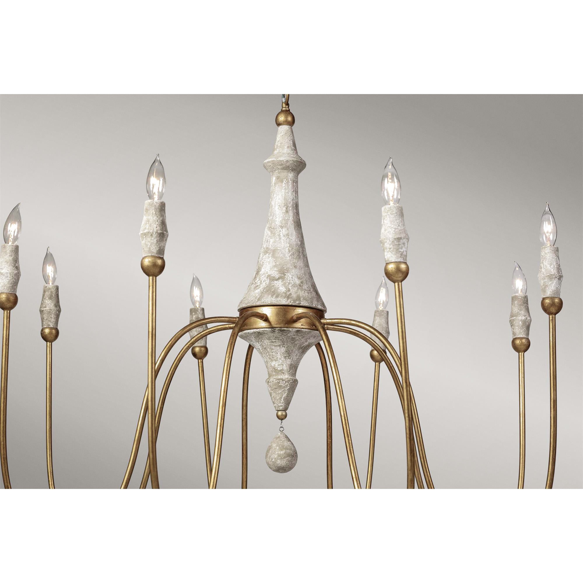 Arcad Chandelier Métal Bois Industriel Vintage - Neutralighting