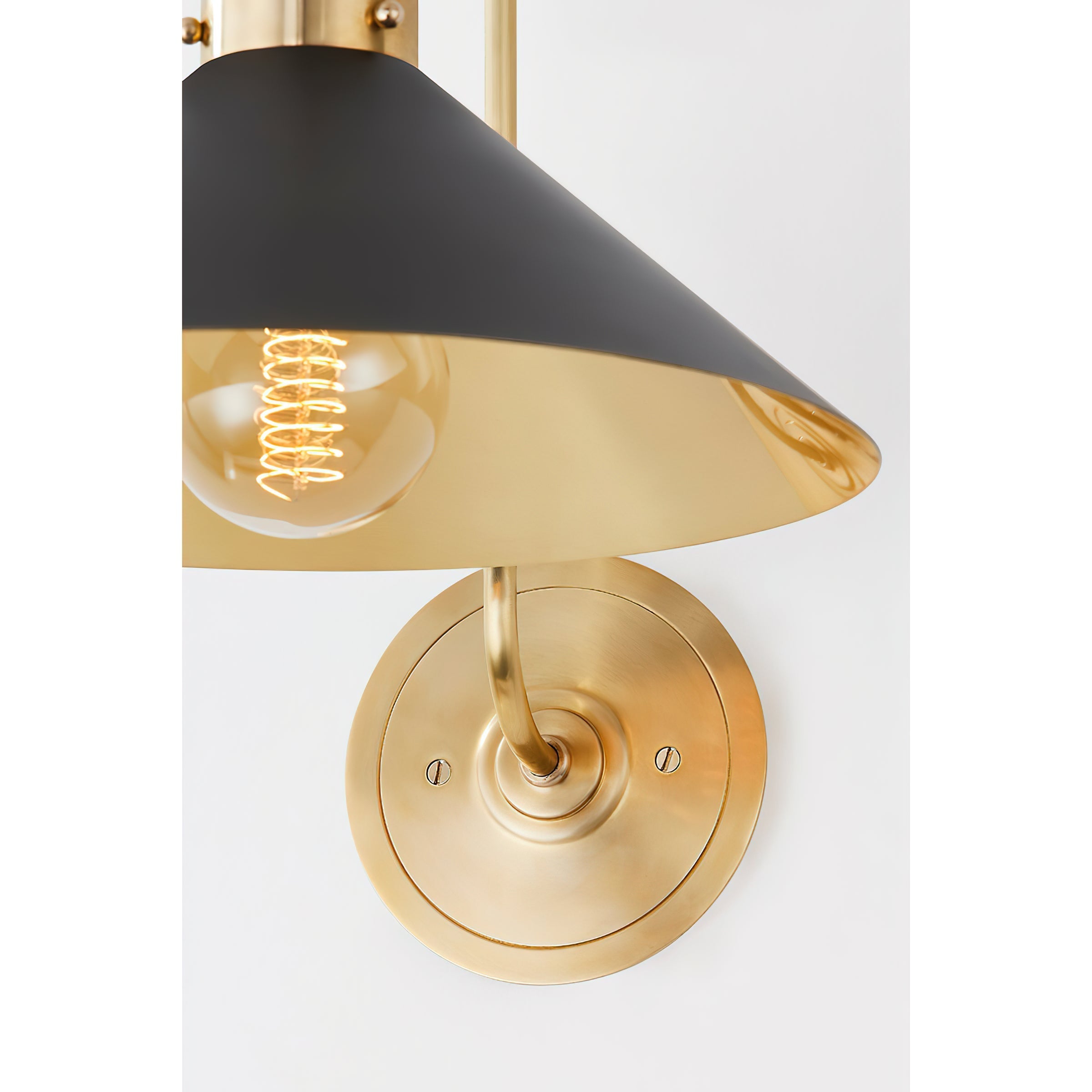 Drape Lampe Murale En Métal Laiton Minimaliste Moderne - Neutralighting