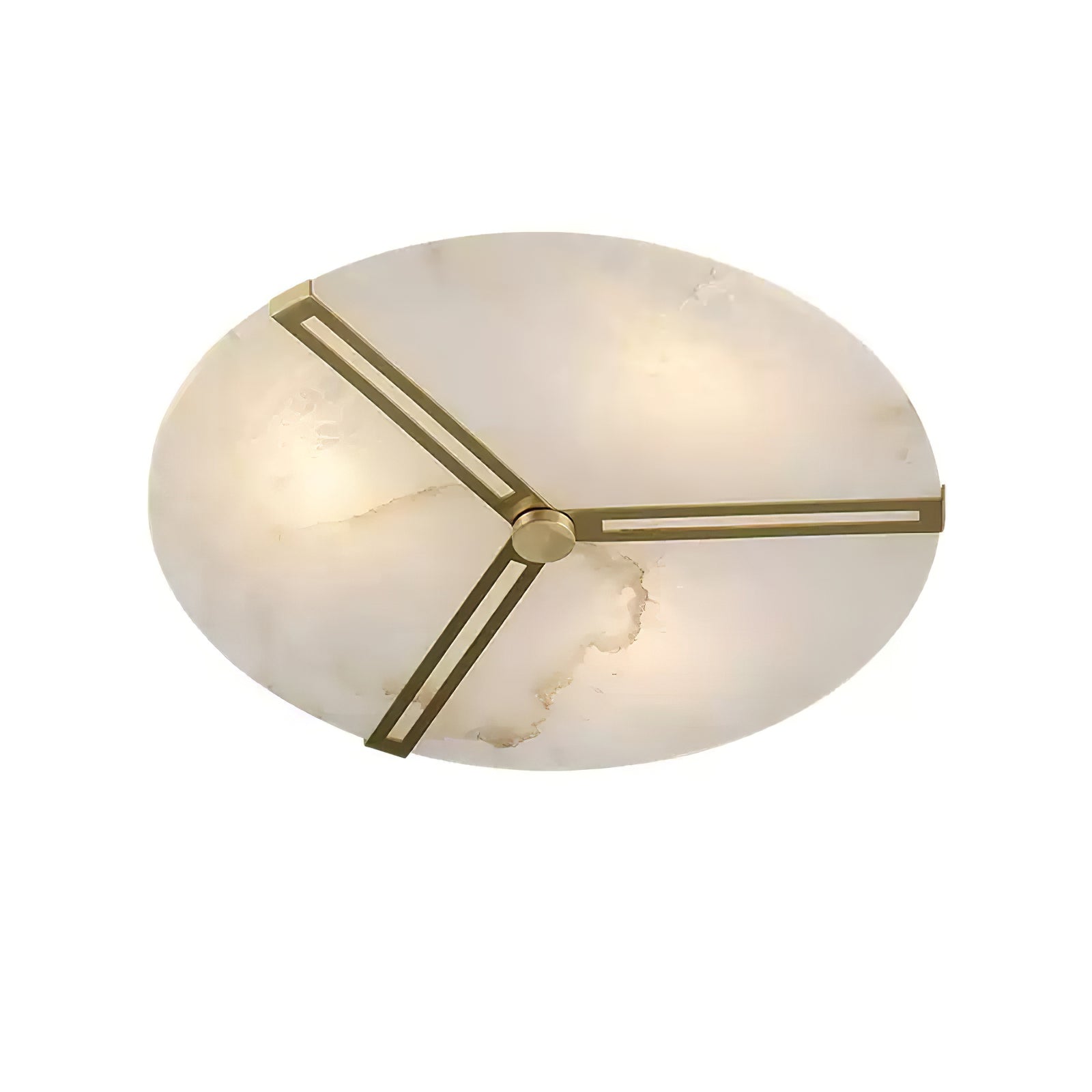 Aveline Alabaster Flush Mount Ceiling Light - Letslighting