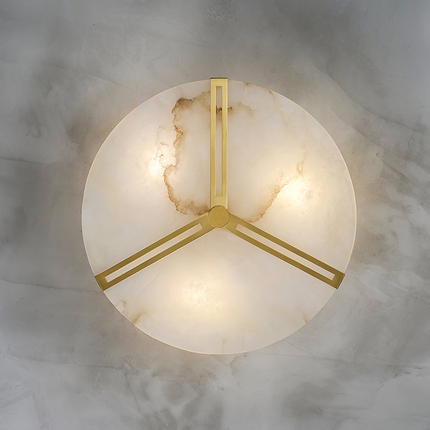 Aveline Alabaster Flush Mount Ceiling Light - Letslighting