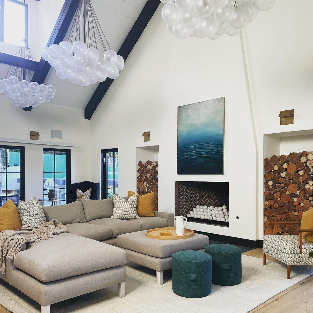 Lustra Chandelier Bulles en Verre Satiné - Neutralighting