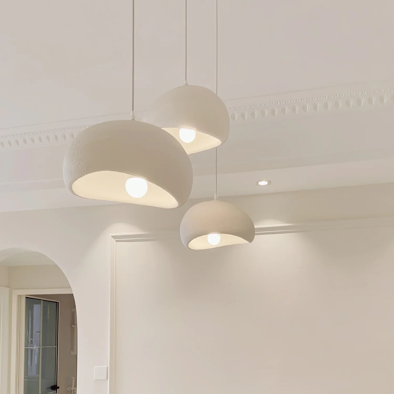 Kryo Suspension Nuage Nordique Gris/Blanc/Bleu Salon