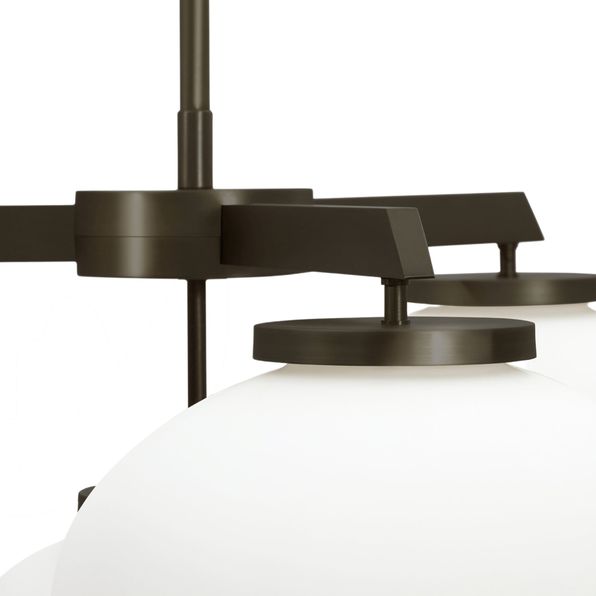 Edge Chandelier Métal Laiton Verre Élégance Premium - Neutralighting