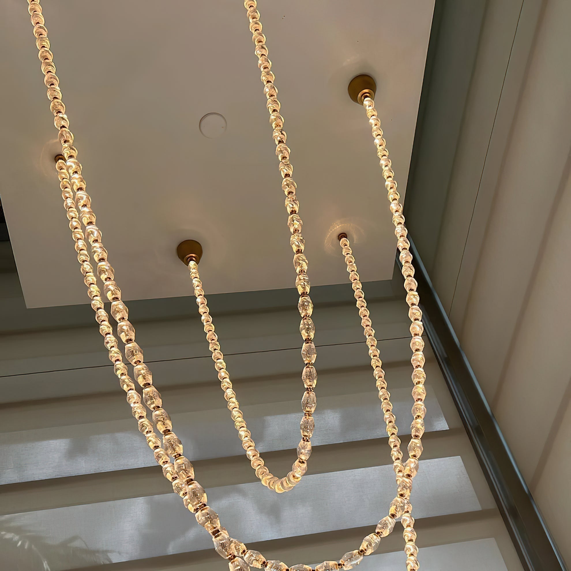 Karma Chandelier Métal Verre Minimaliste Moderne - Neutralighting