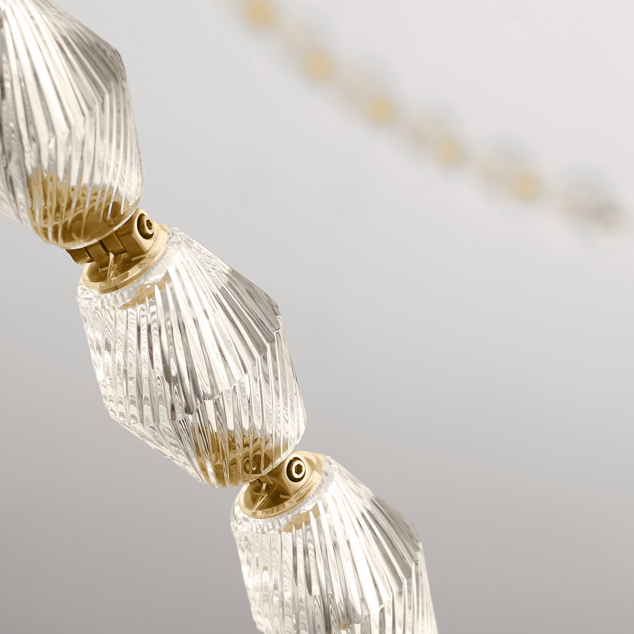 Karma Chandelier Métal Verre Minimaliste Moderne - Neutralighting