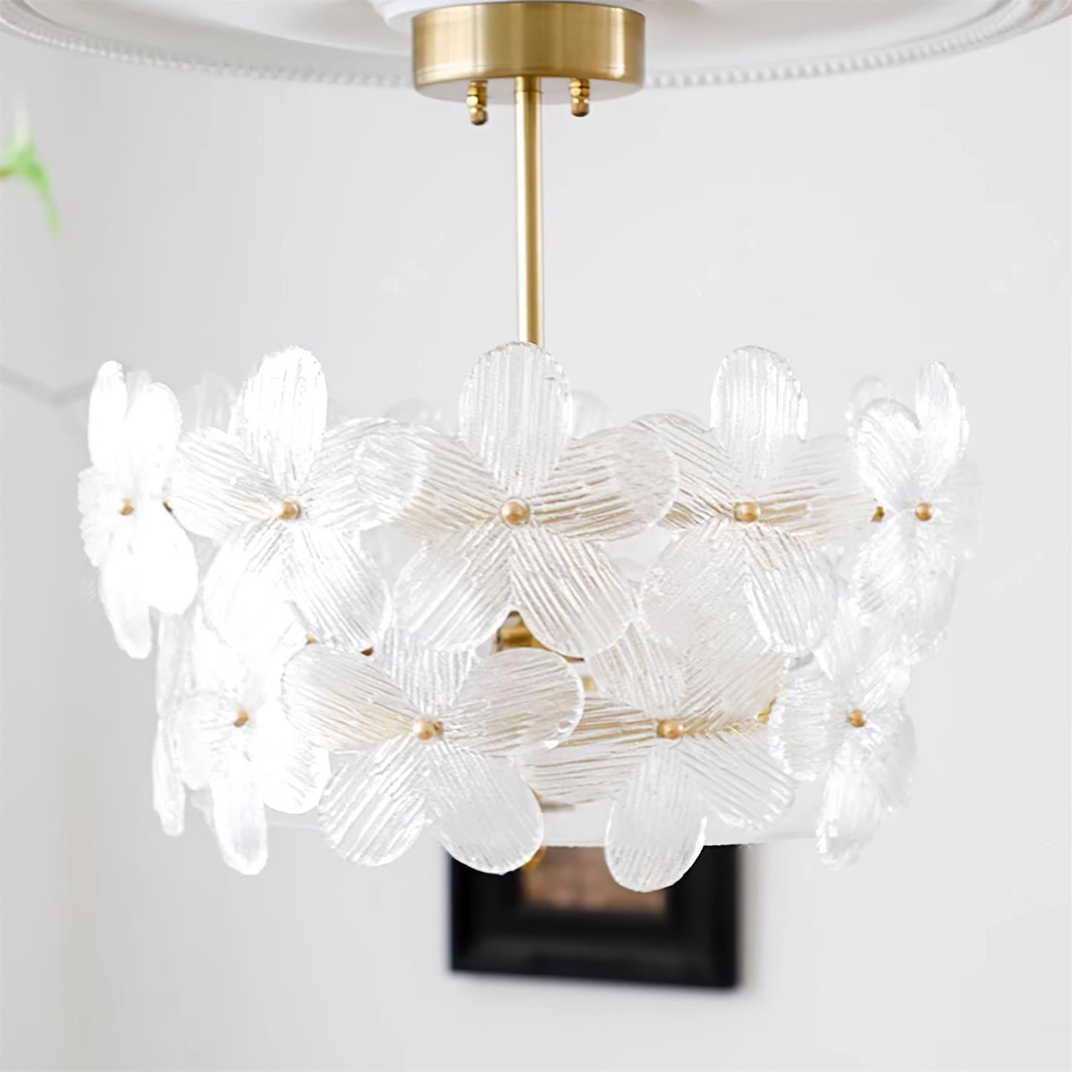 Fionel Plafonnier Semi-Encastré en Verre - Neutralighting