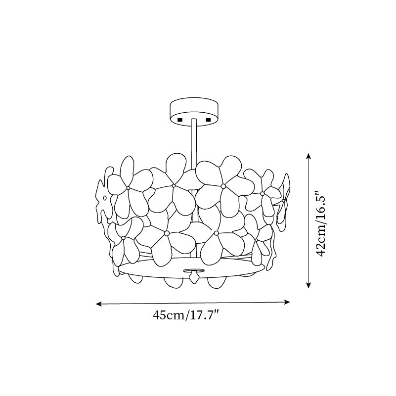 Fionel Plafonnier Semi-Encastré en Verre - Neutralighting