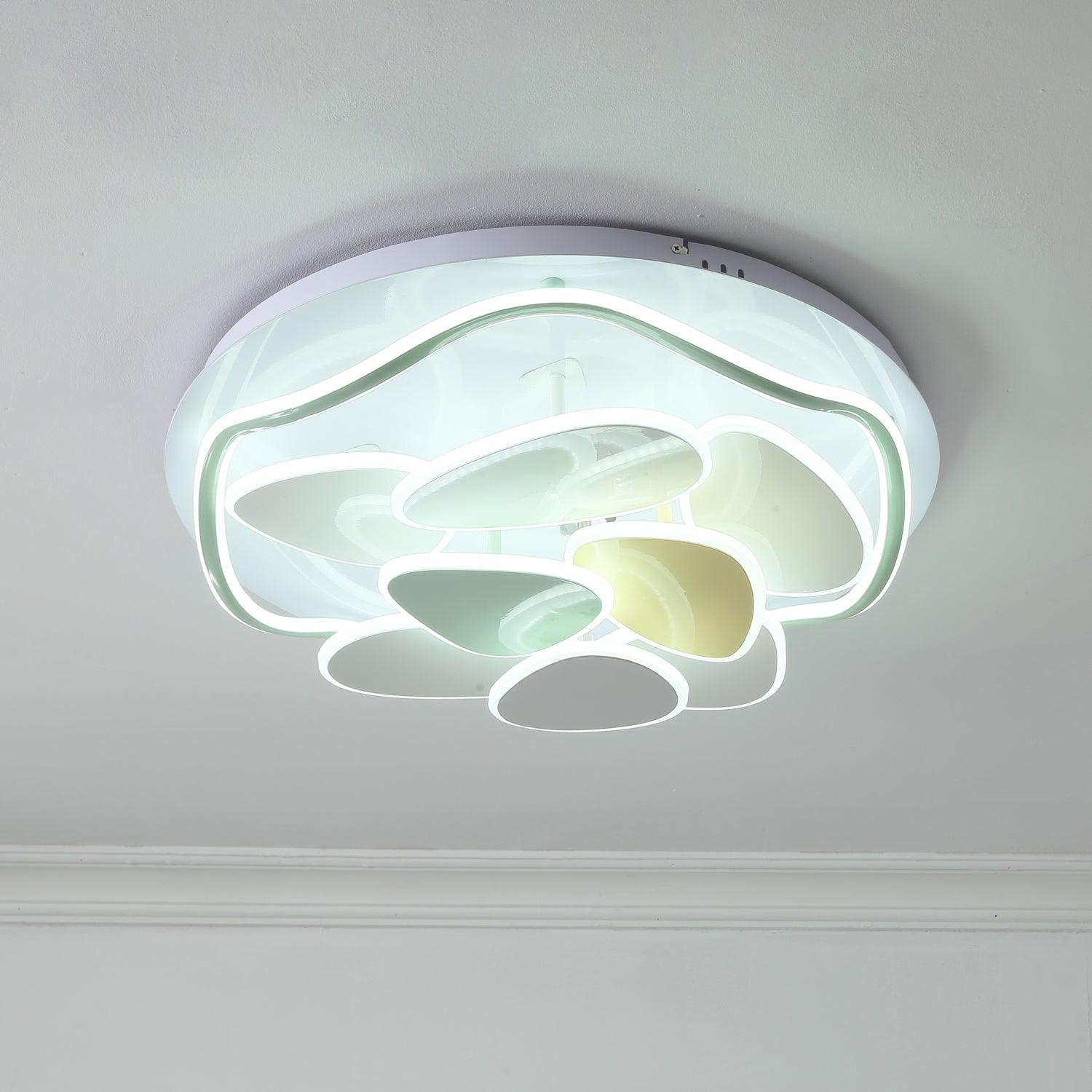 Colorful Cloud Round Ceiling Lamp - Blowlighting