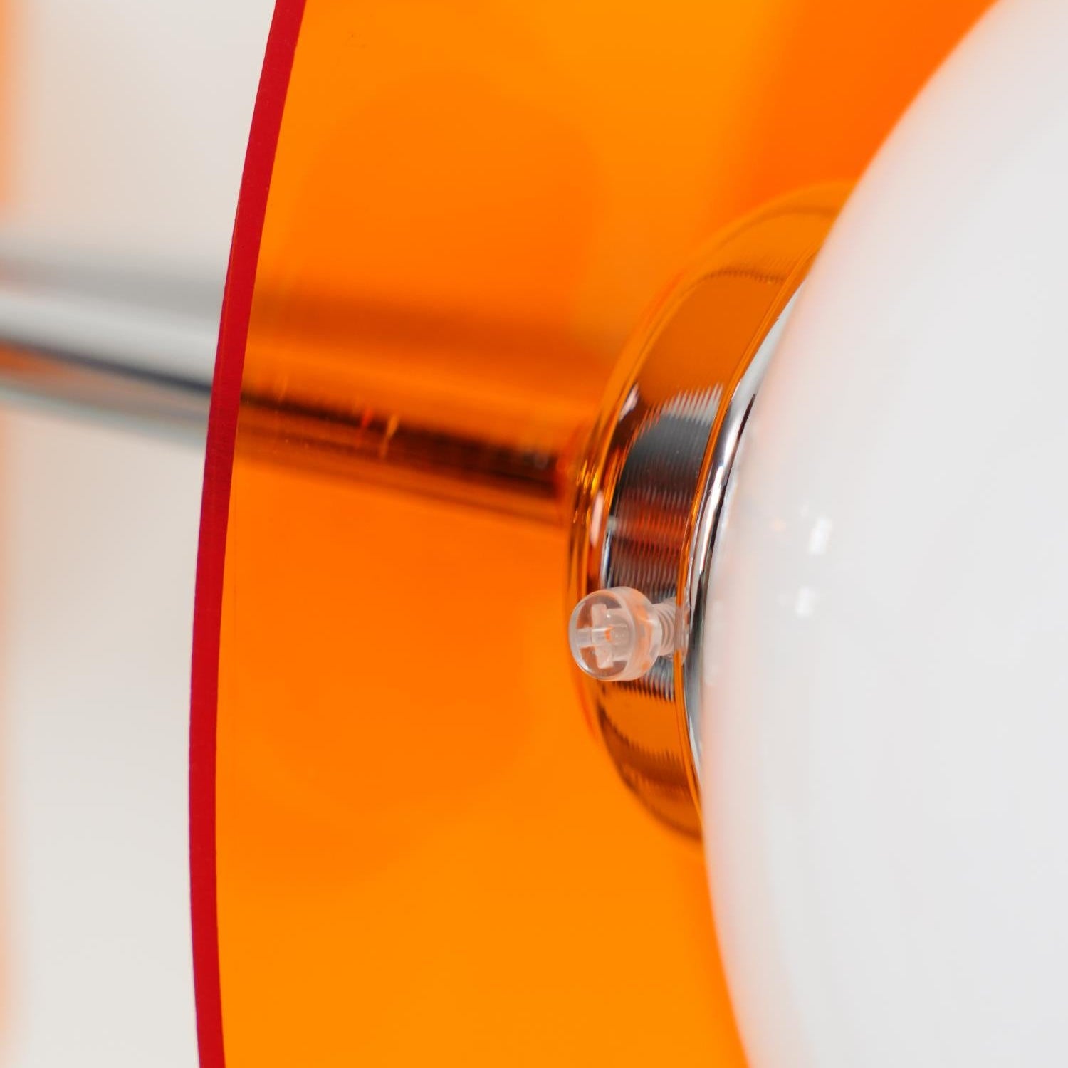 Prism Chandelier Sputnik Créatif En Verre Orange Et Acrylique - Neutralighting