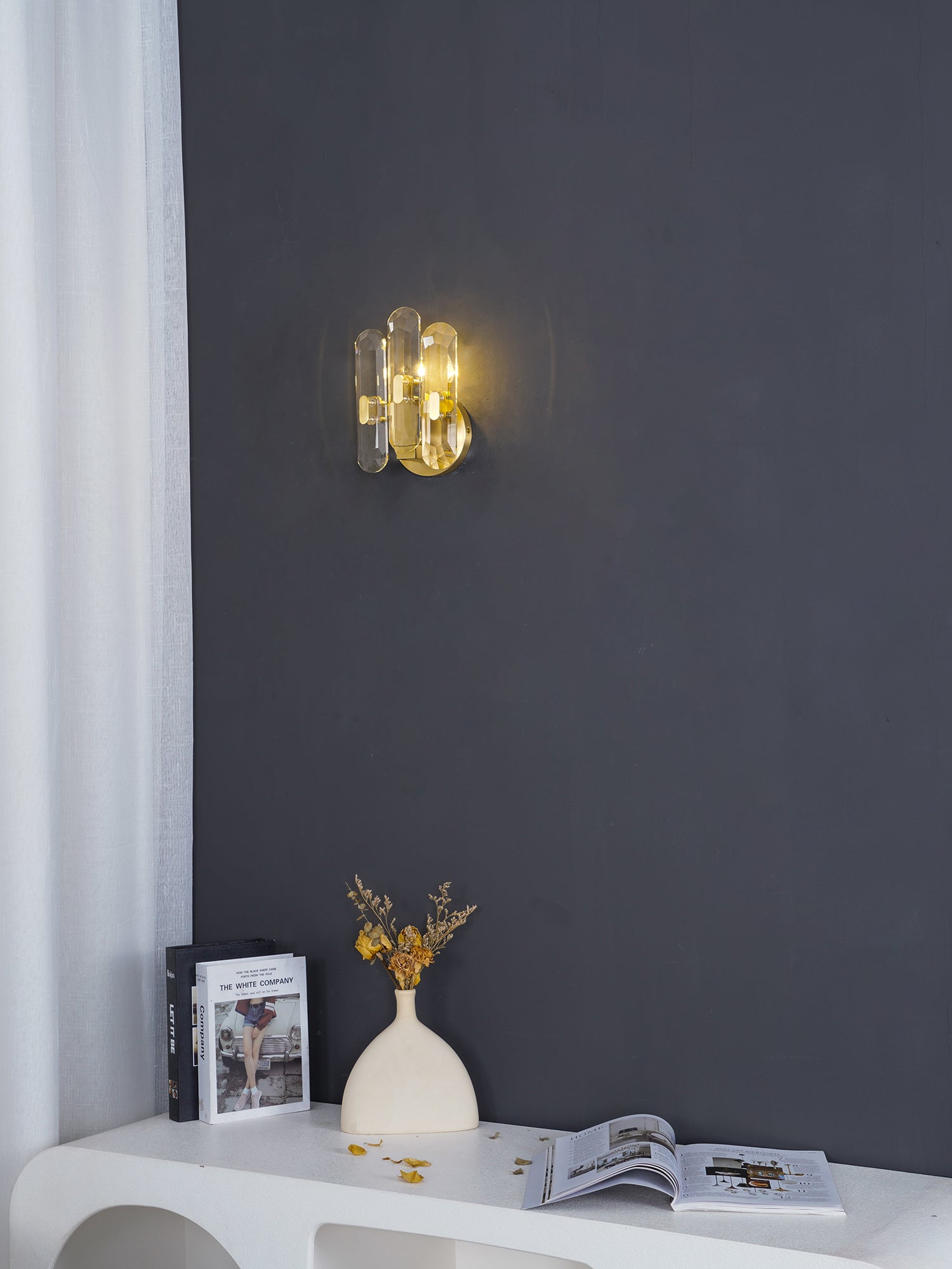Kristy Applique Murale en Cristal de Luxe - Neutralighting