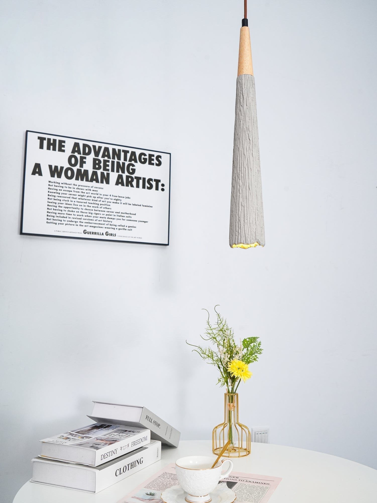 Solara Lampe suspendue en béton plissé - Neutralighting
