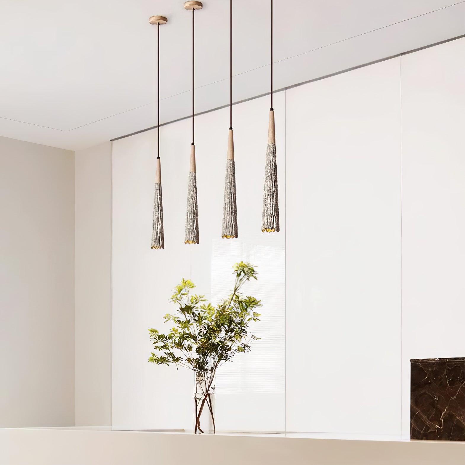 Solara Lampe suspendue en béton plissé - Neutralighting