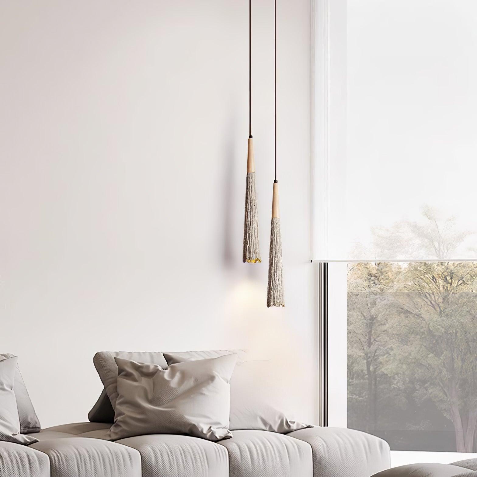 Solara Lampe suspendue en béton plissé - Neutralighting
