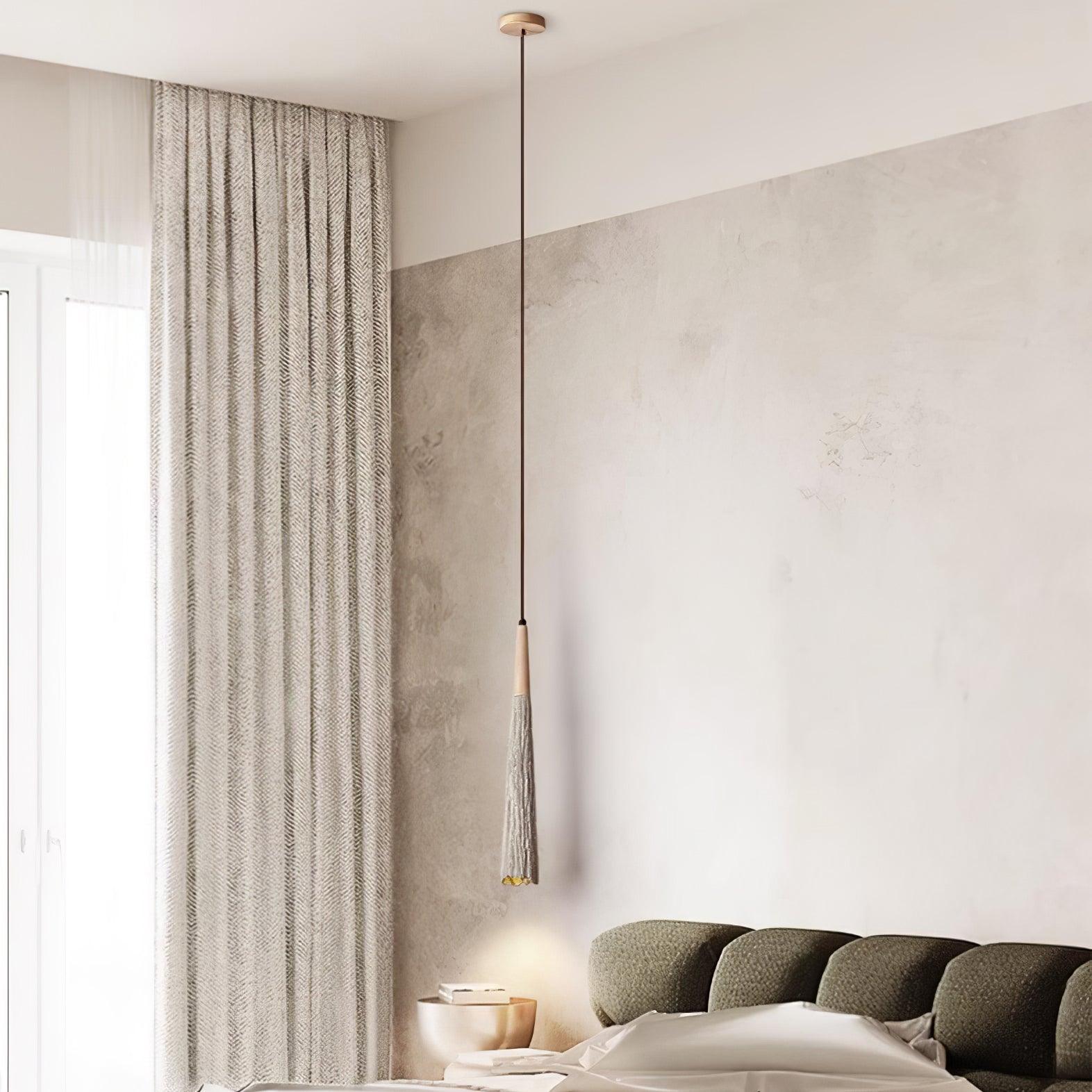 Solara Lampe suspendue en béton plissé - Neutralighting