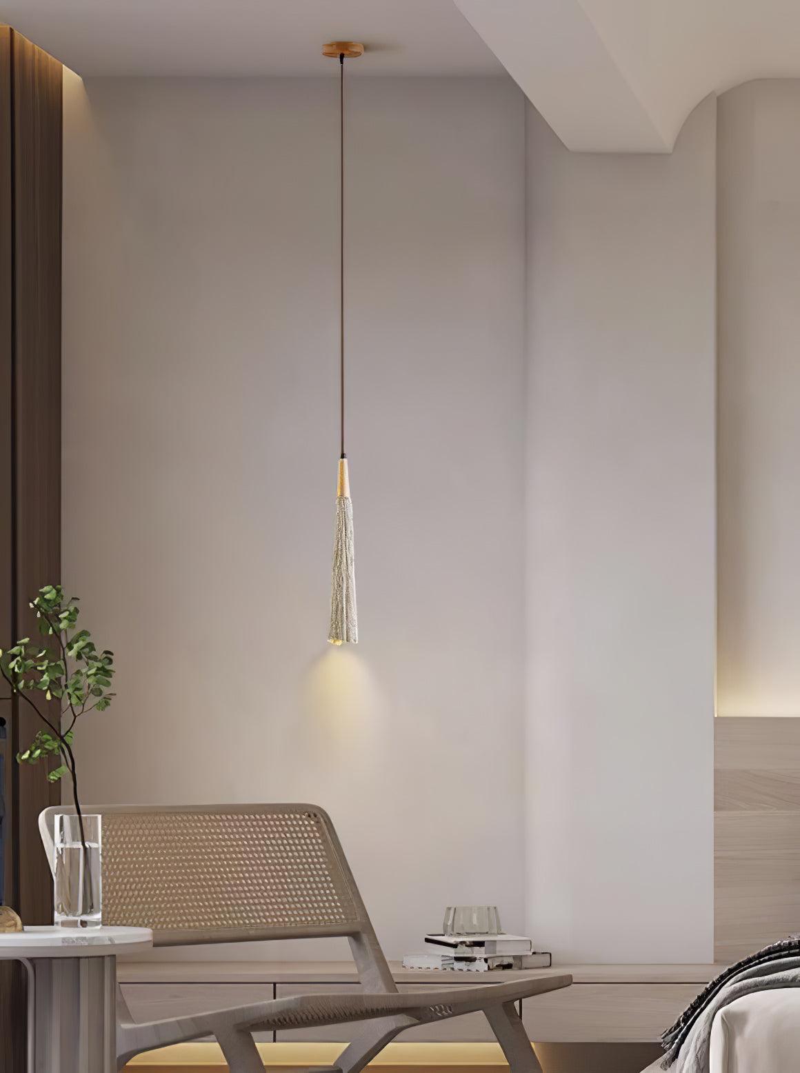 Solara Lampe suspendue en béton plissé - Neutralighting
