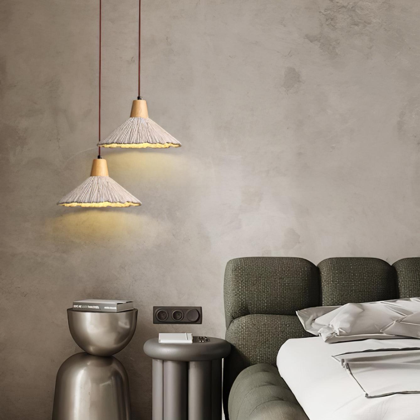 Solara Lampe suspendue en béton plissé - Neutralighting