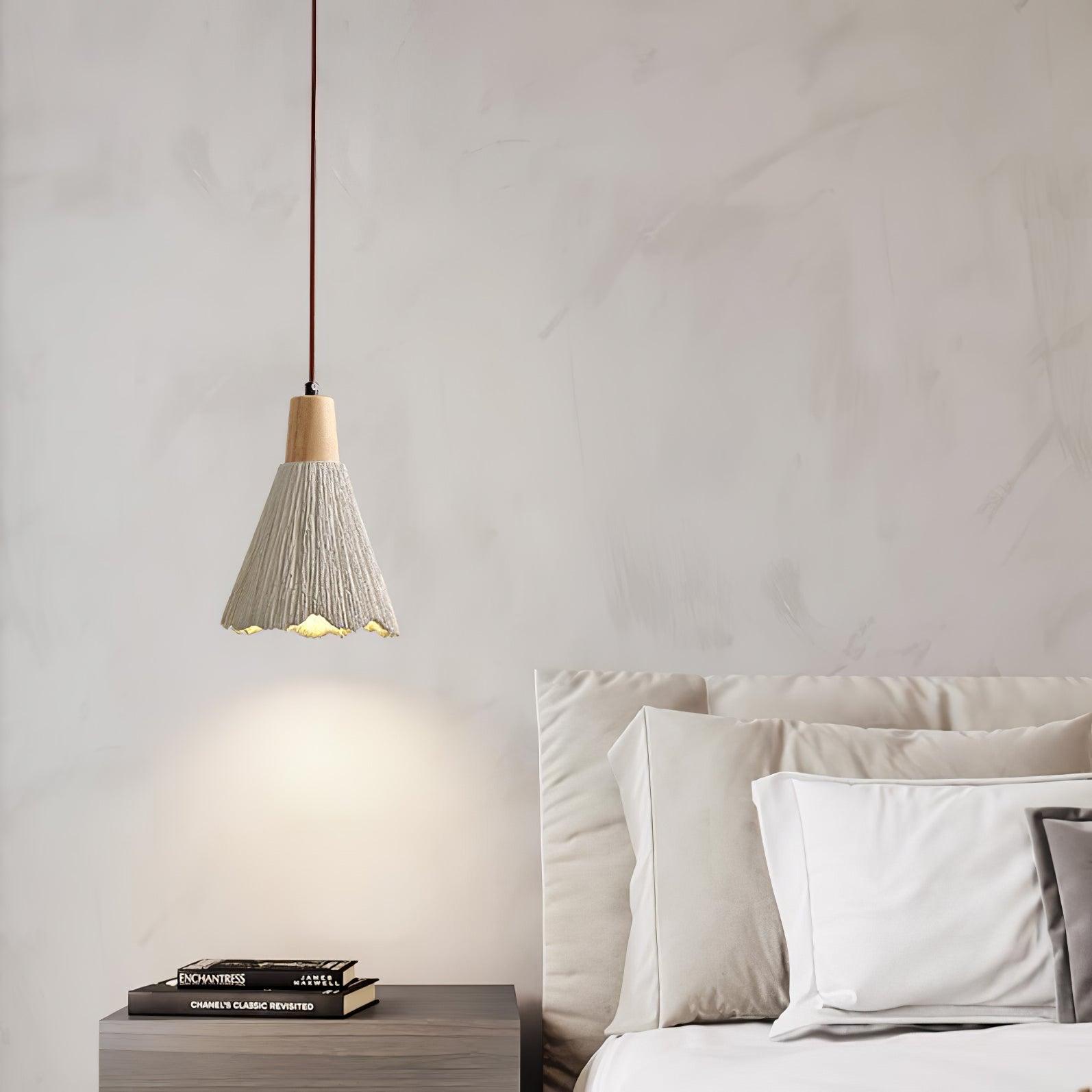 Solara Lampe suspendue en béton plissé - Neutralighting