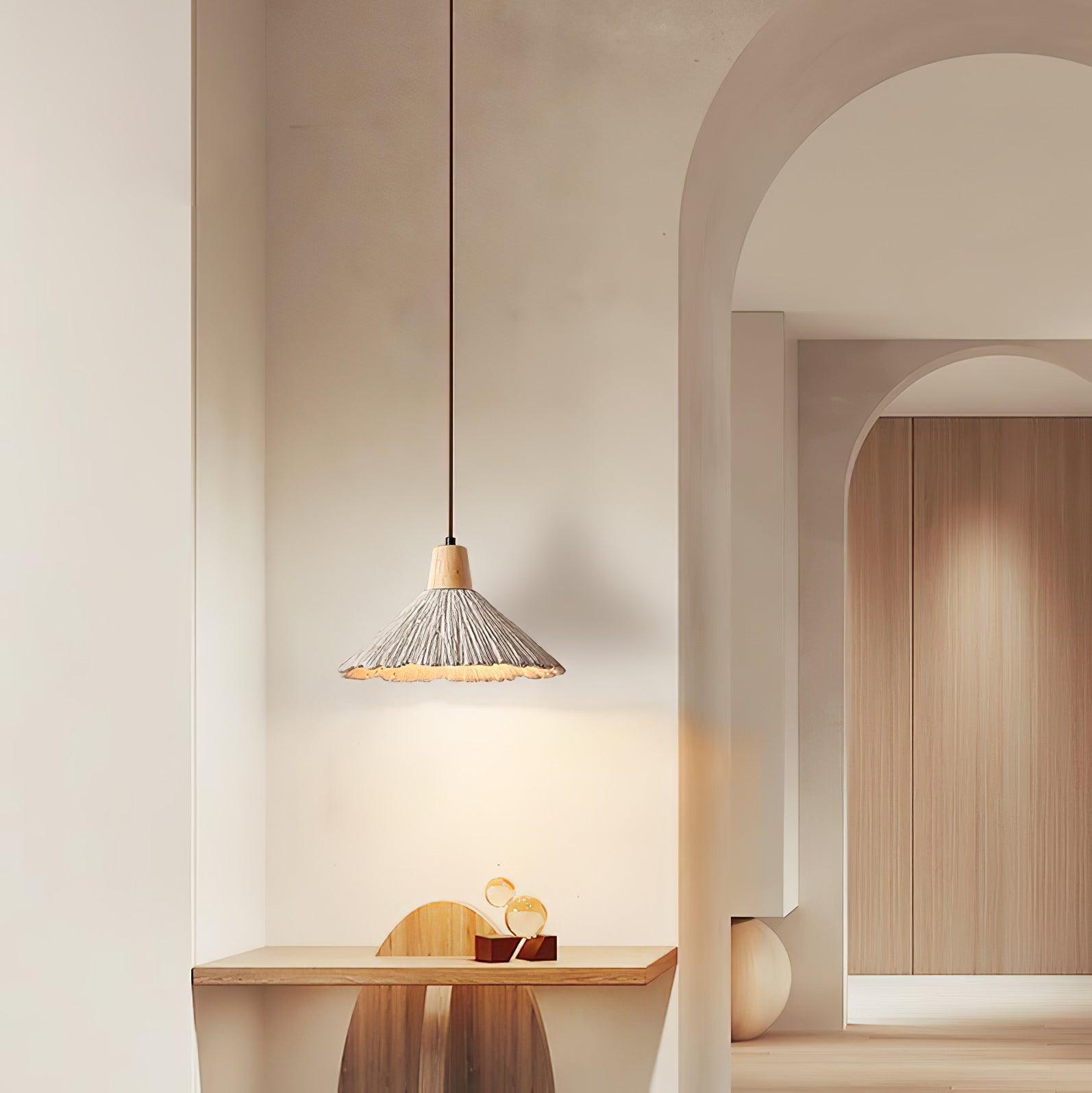 Solara Lampe suspendue en béton plissé - Neutralighting