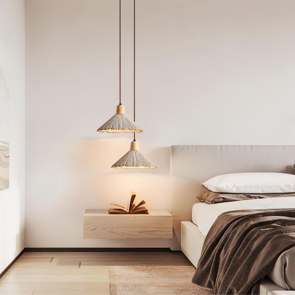 Solara Lampe suspendue en béton plissé - Neutralighting