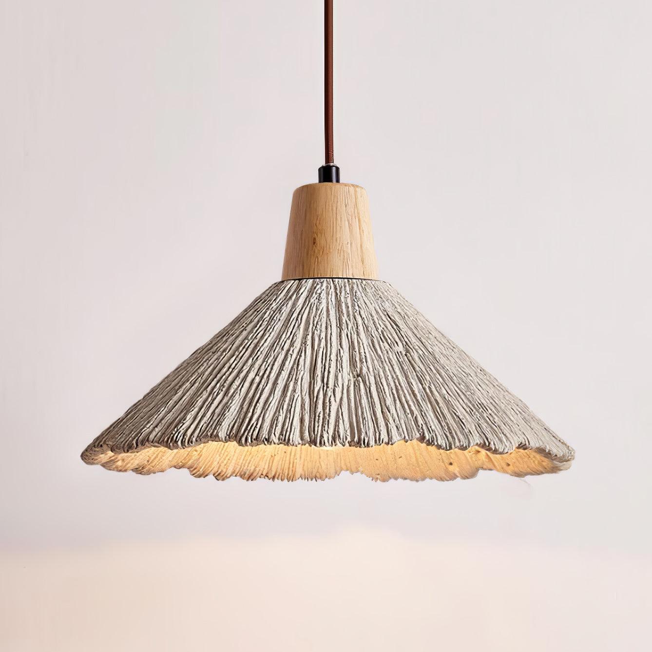Solara Lampe suspendue en béton plissé - Neutralighting
