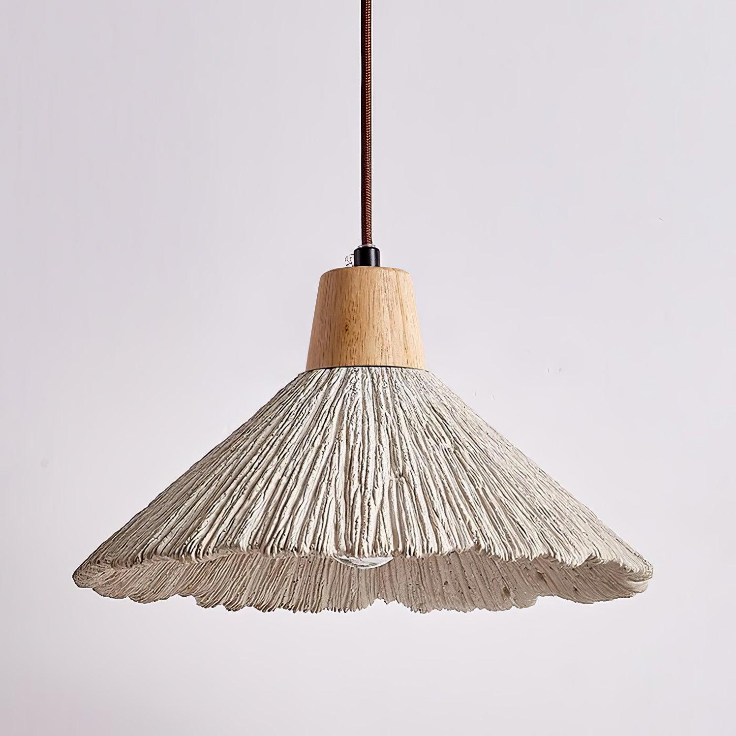 Solara Lampe suspendue en béton plissé - Neutralighting
