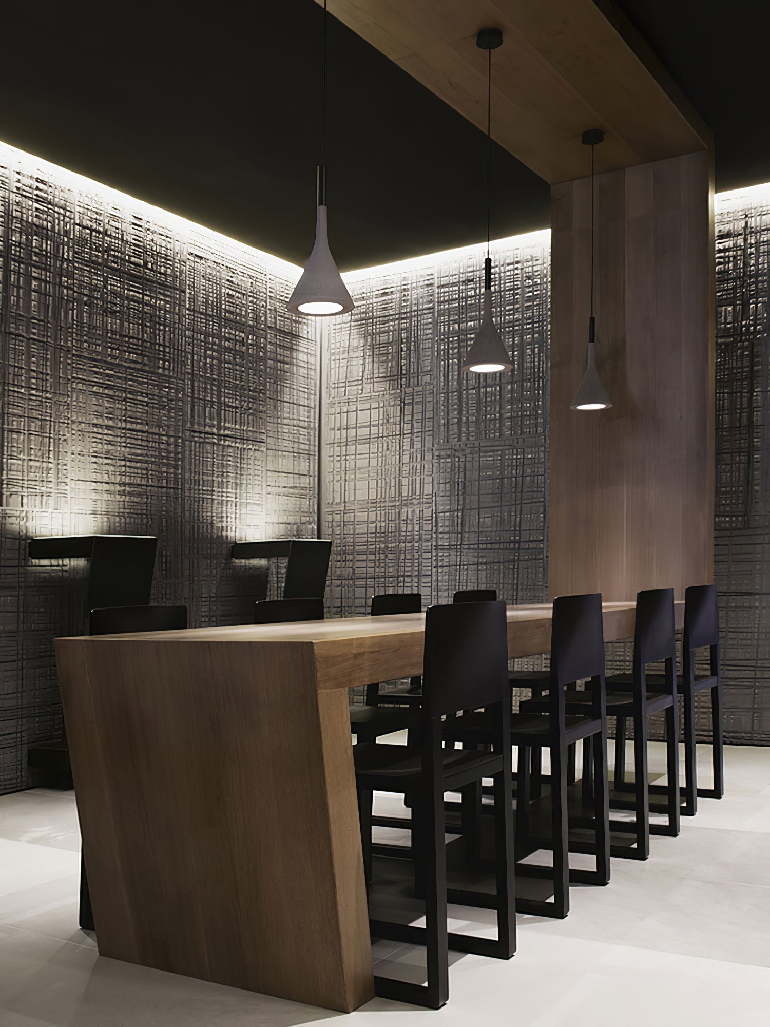 Solara Lampe suspendue conique en béton industrielle - Neutralighting