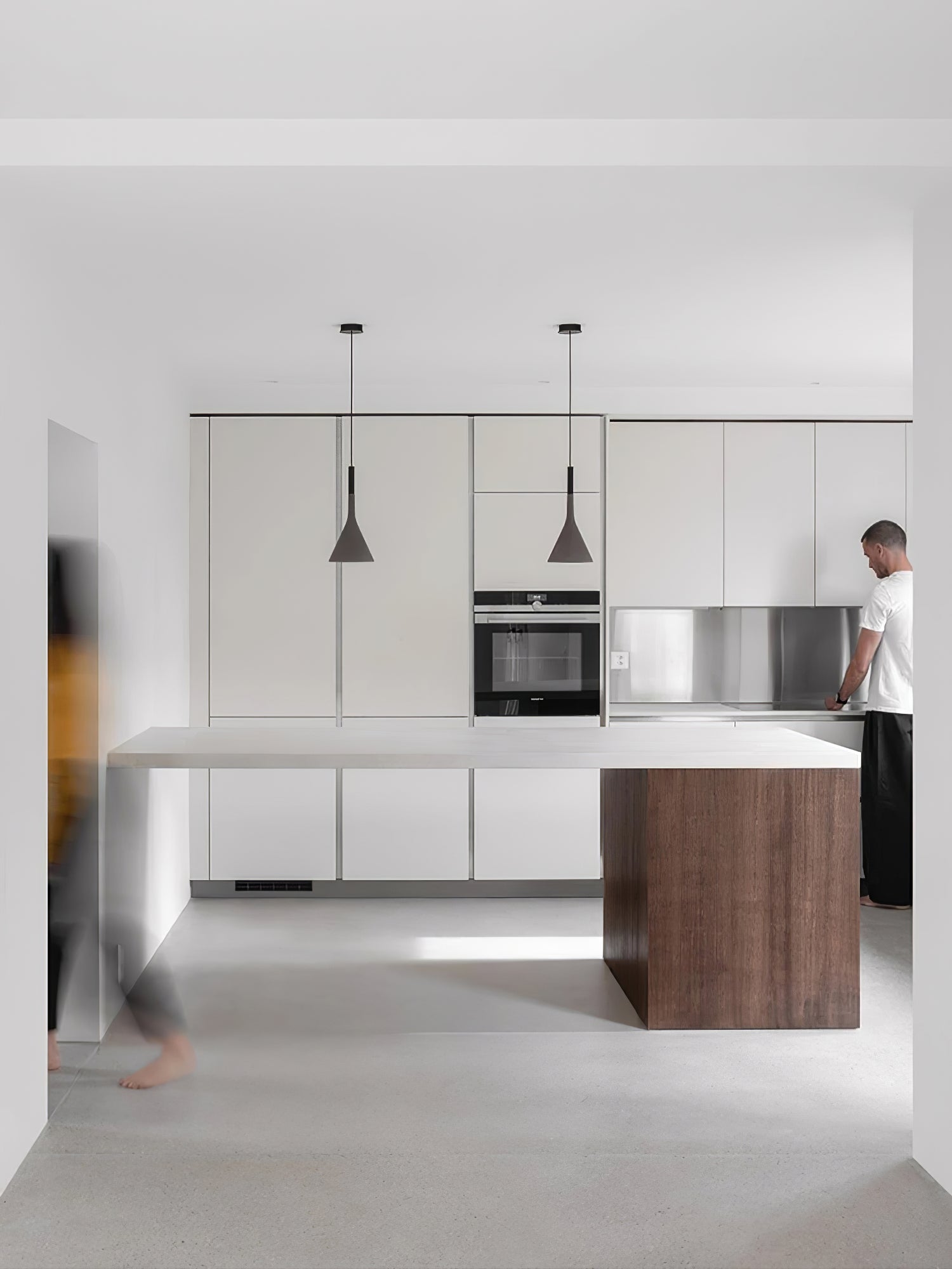 Solara Lampe suspendue conique en béton industrielle - Neutralighting