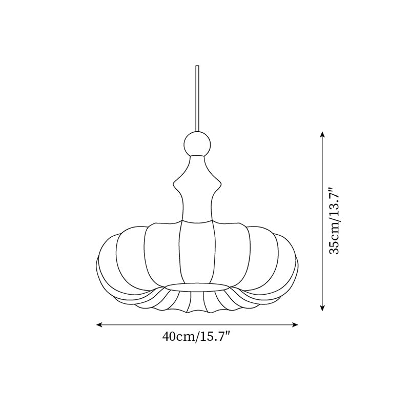 Coniko Suspension Organique Arrondi Minimaliste - Neutralighting