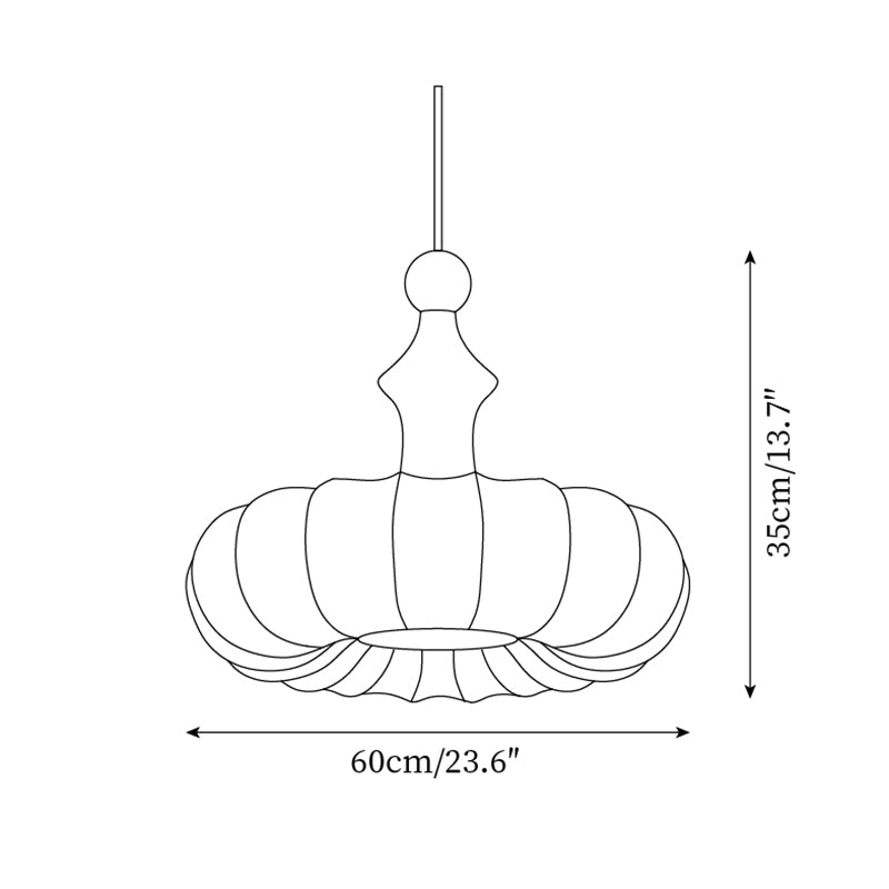 Coniko Suspension Organique Arrondi Minimaliste - Neutralighting