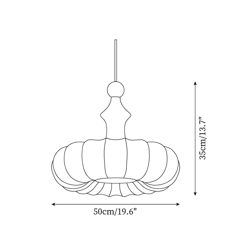 Coniko Suspension Organique Arrondi Minimaliste - Neutralighting
