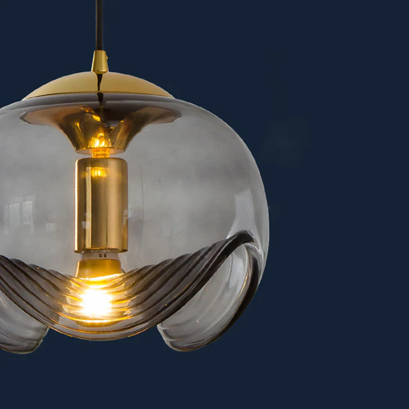 Valentina Design LED Globe Suspension Verre Chambre À Coucher - Neutralighting