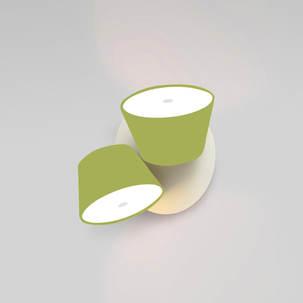 Fivra Lustra Applique Murale Double Abat-Jour - Neutralighting