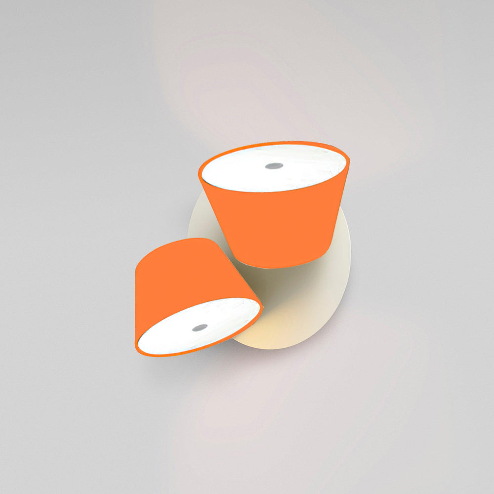 Fivra Lustra Applique Murale Double Abat-Jour - Neutralighting