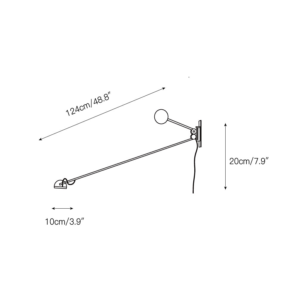 Cipher Lampe Murale Métal Art Minimaliste Moderne - Neutralighting